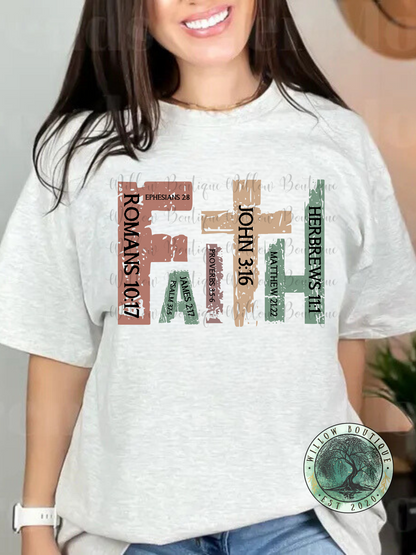 Faith Bible Versus Tee