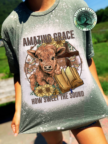 Amazing Grace Cow Tee