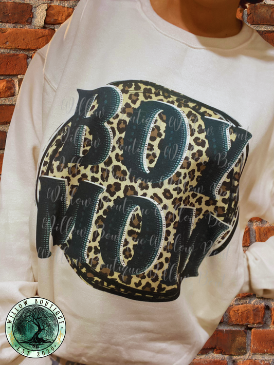 Leopard Boy Mom Sweatshirt