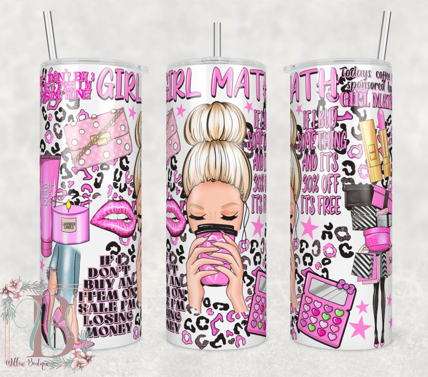 Girl Math Tumbler