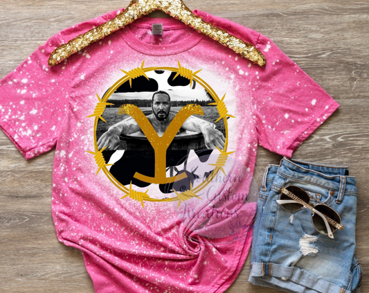 Cow Print Rip Tee